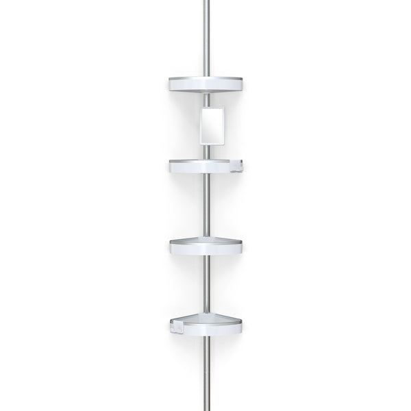 HiRISE 4 Tension Shower Caddy with Mirror - Better Living Products USA