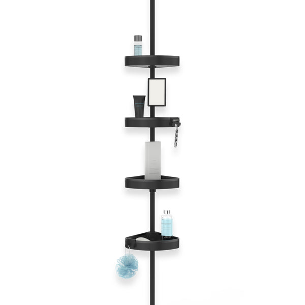 HiRISE 4 Tension Shower Caddy with Mirror - Better Living Products USA