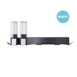 Bundle: CLEVER Double Shower Dispenser + Shower Shelf - Better Living Products USA