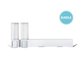 Bundle: CLEVER Double Shower Dispenser + Shower Shelf - Better Living Products USA