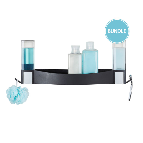 Bundle: CLEVER 2 X Soap Dispensers + Shower Shelf - Better Living Products USA