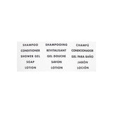 15 Hole Amenity Labels - Better Living Products USA