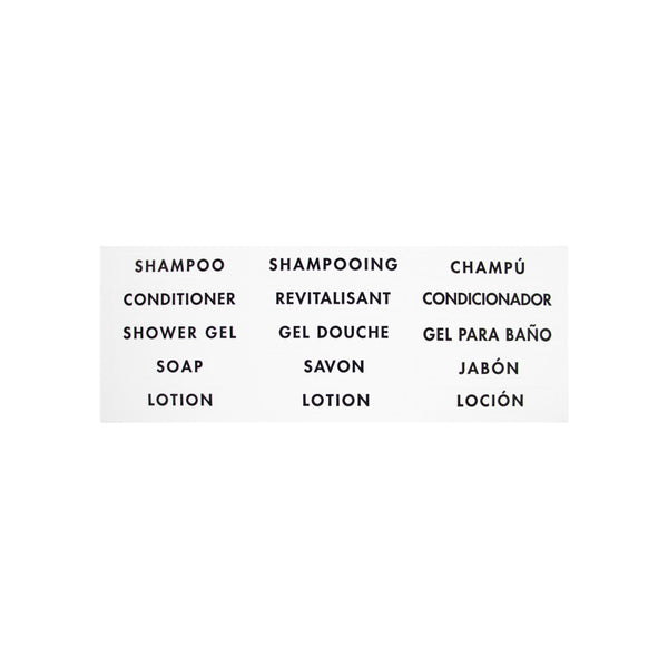 15 Hole Amenity Labels - Better Living Products USA