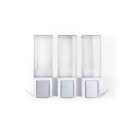 Bundle: CLEVER Double Shower Dispenser + Shower Shelf