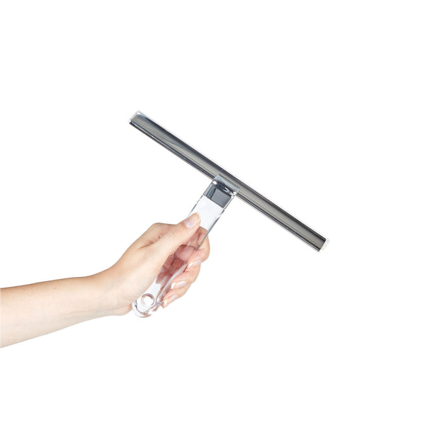 Double Sided Water Jet Shower Squeegee Glass Window Cleaning