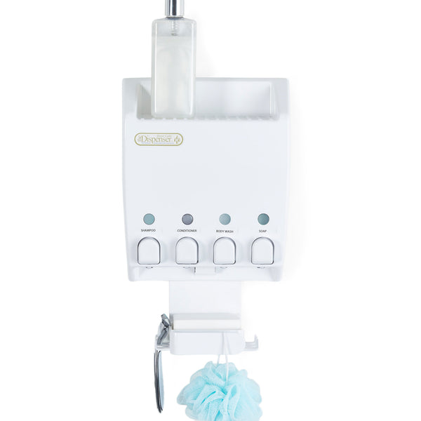ULTI-MATE Shower Dispenser 4 Chamber Caddy - Better Living Products USA