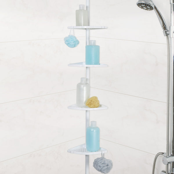 Ulti-Mate Shower Pole Caddy  Shower Organization, Corner Shower Shelves -  Bath and Shower Accessories – Better Living Products USA