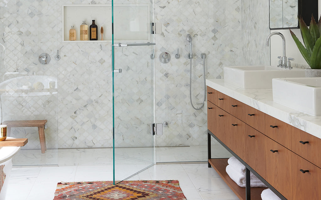 how to clean bathroom shower tile
