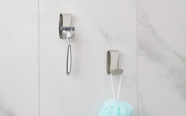 Renting? How to Use Hooks to Expand Your Bathroom Space!