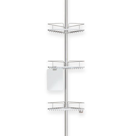 Bundle: CLEVER Double Shower Dispenser + Shower Shelf