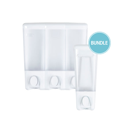 Bundle: Organized Shower - Squeegee & Shower Caddy