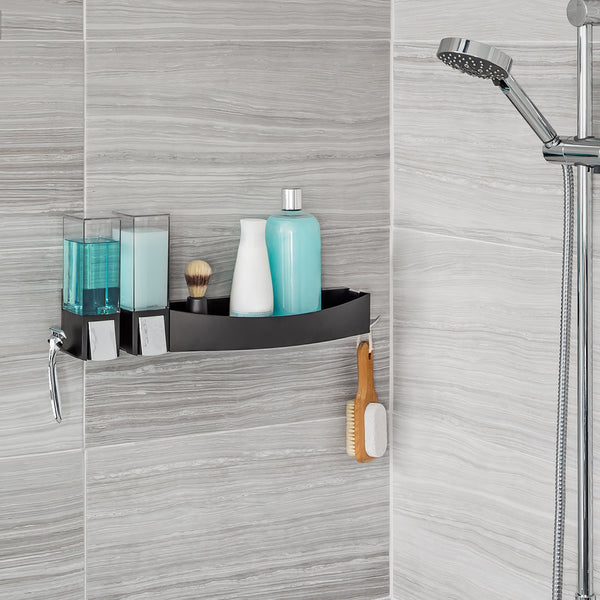 CLEVER Double Shower Dispenser + Shower Shelf - Better Living Products USA