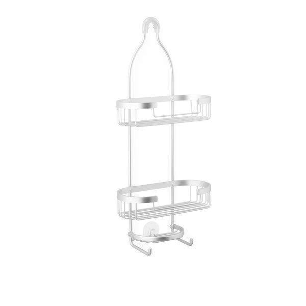 Better Living Products 13205 Aries 3-Tier Shower Caddy, Grey
