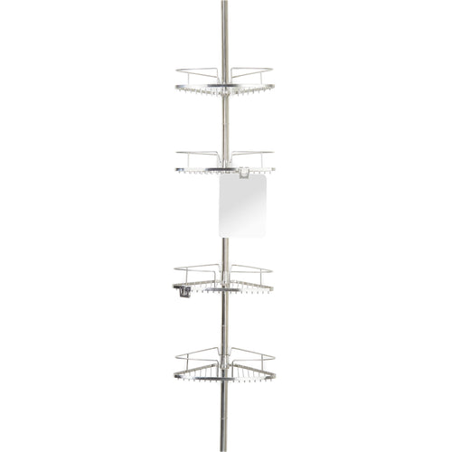FINELINE 4 Tier Shower Caddy w/ Mirror - Better Living Products USA