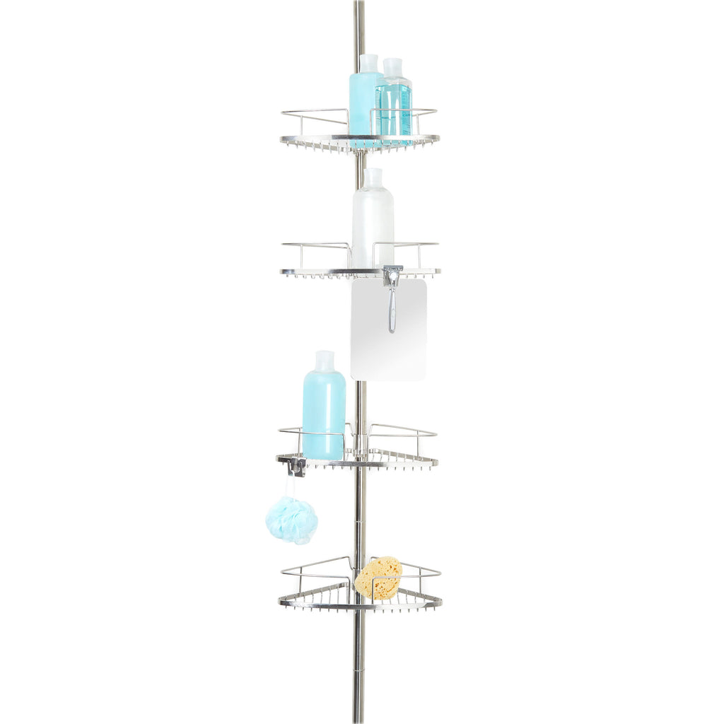 FineLine 4Tier Shower Caddy Stainless Steel Shower Baskets and