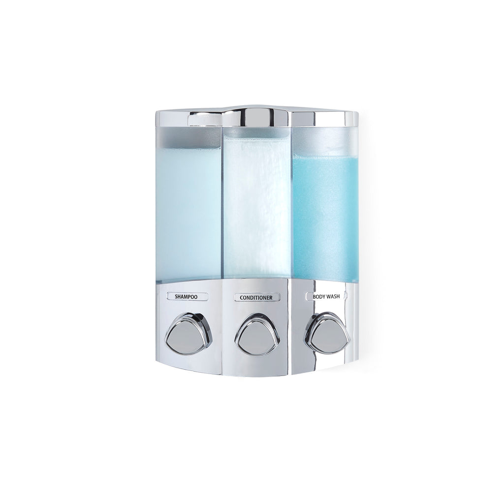 Trio Shower Dispenser Liquid Soap Dispenser Wall Mounted Soap