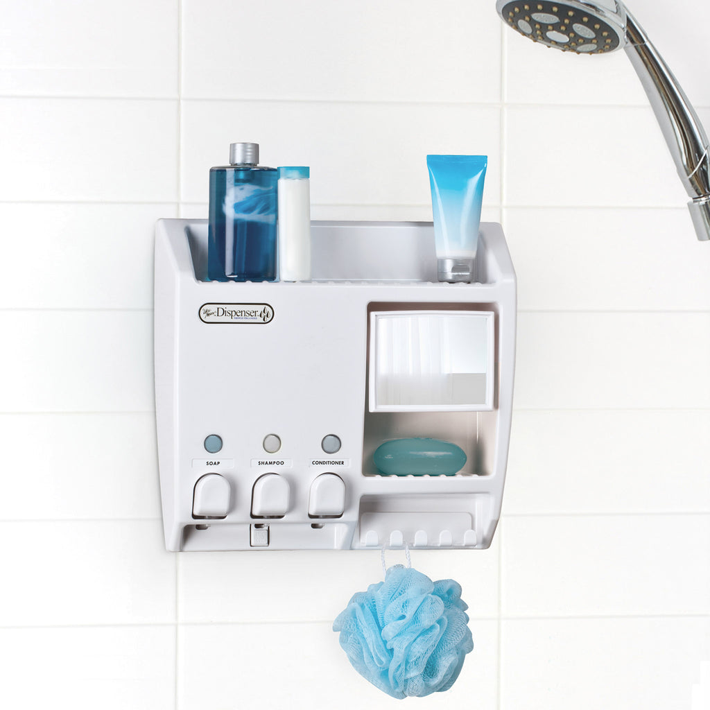 ULTIMATE Shower Dispenser 3 Chamber Liquid Soap Dispenser Wall
